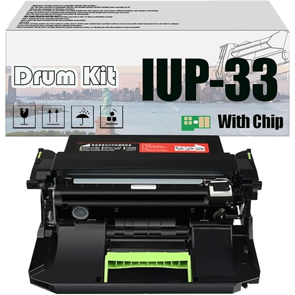 IUP-33 IUP33 AAFW0Y1 Imaging Drum Kit, Compatible for Konica Minolta Bizhub 4052 4752 Printers【High Print Volume with Chip】 1 pcs