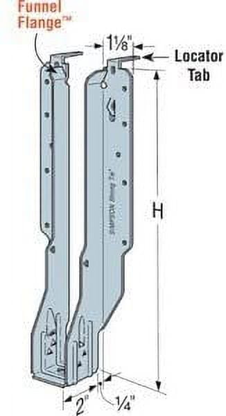 Simpson IUS2.56/14 I-Joist Hanger — Residential Use, Standard Application