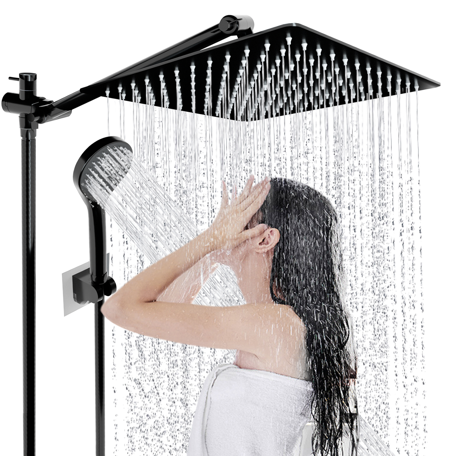 Hansgrohe 28321933 Porter E Hand Shower Holder Fixed with 1/2