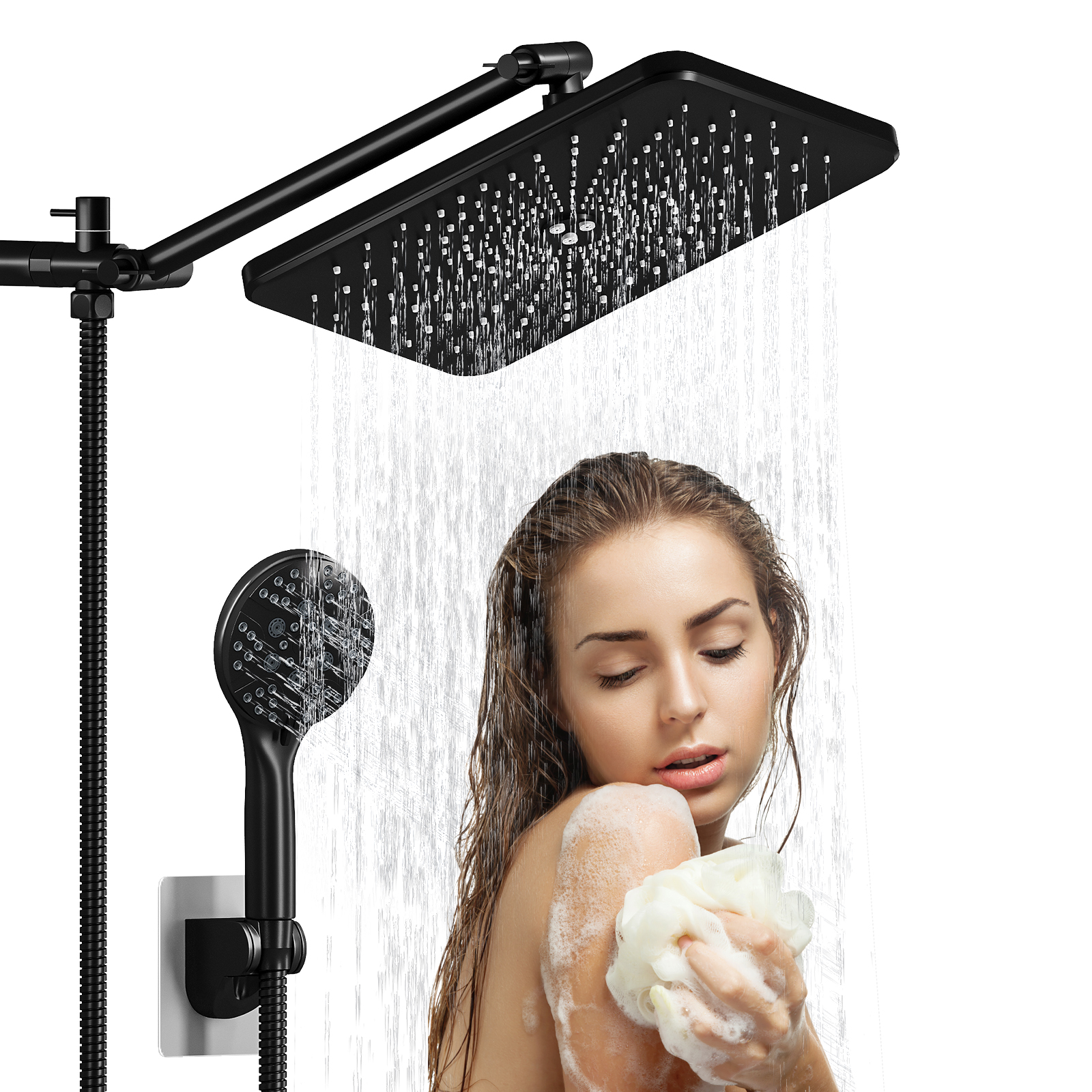 HOMEWERKS WORLDWIDE LLC 228623 HP White Fix Shower Head