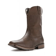 IUV Western Square Toe Cowboy Boots for Men Western , Sizes 7-14