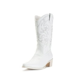 Circle G Women s Diamond Embroidered Western Boot Square Toe L5078 6 M US Walmart