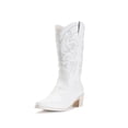 thumbnail image 1 of IUV Women's Square Toe Mid-Calf Western Cowboy Boot for Female,Sizes 5-11.5, 1 of 8