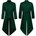 thumbnail image 1 of IUYRTFE Women Gothic Punk Vintage Tailcoat Long Sleeve Button Up Halloween Coat, 1 of 4