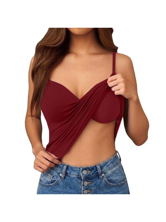 Women's Padded Shapewear Cami, Viscose Blend with Built-in Bra for Body Shaping