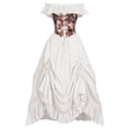 thumbnail image 1 of IUYRTFE Women's Renaissance Off Shoulder Corset Maxi Dress Ruffle Tiered Victorian Ball Gown Cosplay Costume, 1 of 7