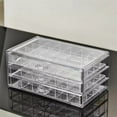 thumbnail image 1 of IUYT6 Jewellery Storage Box Transparent Multi-layer Large Capacity Ring Earring Necklace Bracelet Home Drawer Jewellery Box Daily Use, 1 of 1