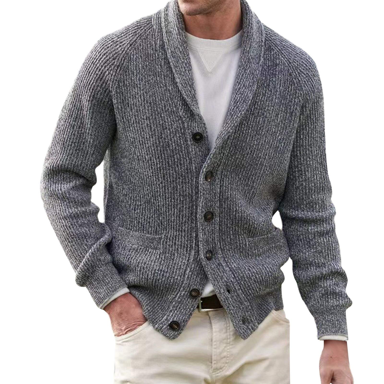 Best mens shawl collar cardigan clearance