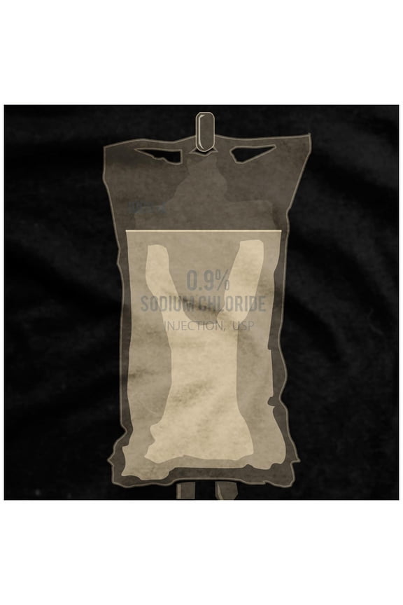 IV Bag Hangover Cure T-Shirt - Black