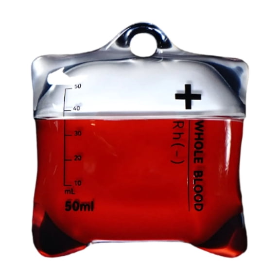 IV Drip Bag Headphone Case for AirPods, Blood Bag Design Protective Cover, Liquid Silicone Shockproof Shell