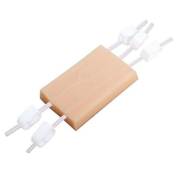 IV Injection Training Pad Model,Silicone Human Simulated Skin Injection Practice Pad for Nurse,Students Practice
