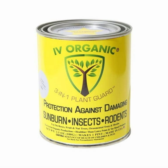 IV Organic 3-in-1 Plant Guard, 1 Pint (Grey)