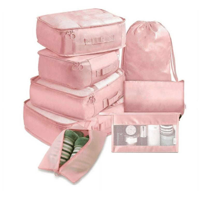 Pink 2025 packing cubes