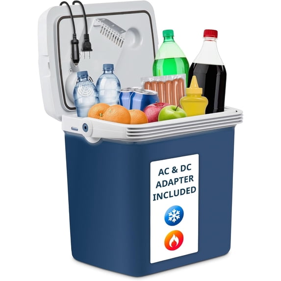 IVATION 27 Qt Portable Soft-Sided Cooler with Insulating Temperature Control for Food, Drinks, Bottles, Containers