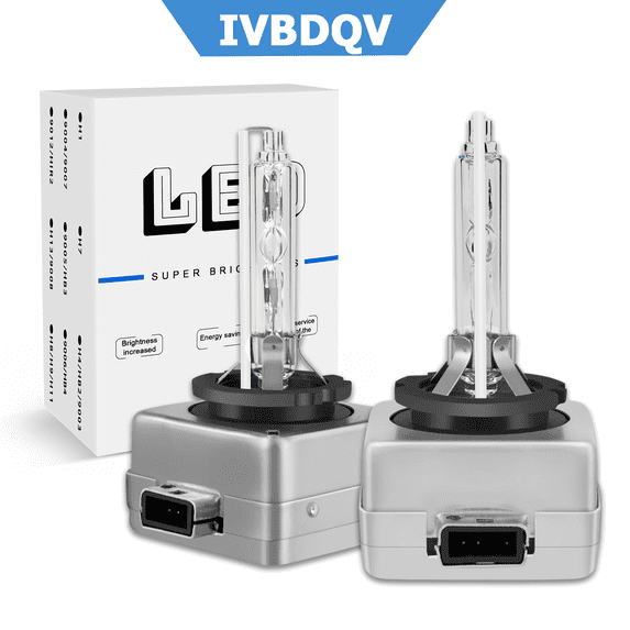 IVBDQV D1S HID Headlight Bulbs for Chrysler 300C 2005-2010 6000K White Xenon Replacement Bulb 2pcs