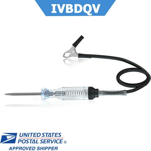 IVBDQV DC 6V/12V Car Voltage Circuit Tester Motorcycle Long Probe Continuity Test Light
