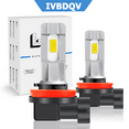 thumbnail image 1 of IVBDQV for Chevy Colorado 2015 2016 2017 2018 2019 LED Low Beam/Fog/Driving H11 H16 H8 Light Bulbs, 1 of 8