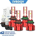 thumbnail image 1 of IVBDQV For Ford Expedition 2003-2006 LED Headlight Bulbs 9005 9006 High Low Beam Headlight 9145/9006 LED Fog Light Bulbs Kit, 1 of 12