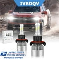 thumbnail image 1 of IVBDQV For GMC Yukon 2007-2014 LED Headlight Bulbs H13 9008 High / Low Beam White Pack of 2, 1 of 10