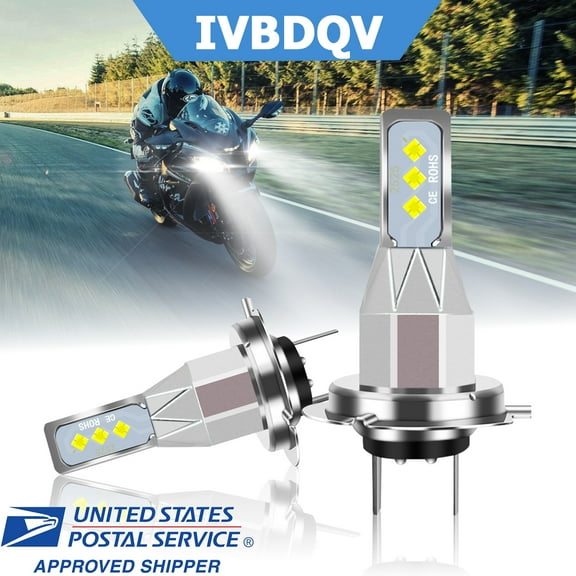 IVBDQV For Kawasaki Concours 14 2008-2017 - 2X 9003 H4 LED Headlights Bulbs 6000K White,Pack of 2,C36