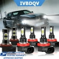 thumbnail image 1 of IVBDQV For Lexus CT200h 2011-2017 LED Headlight H8/H9/H11 High Low Beam Fog Light Bulbs Kit Pack of 6, 1 of 11