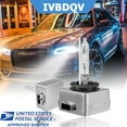 thumbnail image 1 of IVBDQV For Porsche Cayenne 2004-2013  LED Headlight Bulb D1S Low Beam HID Xenon Conversion Kit, 1 of 11