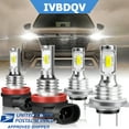 thumbnail image 1 of IVBDQV For Suzuki SX4 2007-2013 LED Headlight H4+H11 High/Low Fog Light Bulbs Kit 6000K Cool White 2pcs, 1 of 14