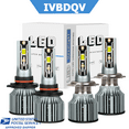 thumbnail image 1 of IVBDQV For Toyota Celica 2000-2005 LED Headlight Bulbs 9005 High Beam + H7 Low Beam Combo Kit 4Pcs, 1 of 13