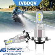 IVBDQV For Yamaha RZ350 SCR950 SMAX XC155 - 2X 9003 H4 LED Headlights Bulbs 6000K White,Pack of 2,C110