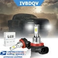 thumbnail image 1 of IVBDQV H11 Low or Fog Light for GMC Terrain 2010-2018 LED Headlight Bulbs 6000K White 2pcs, 1 of 8