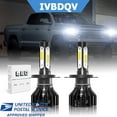 thumbnail image 1 of IVBDQV H4 9003 High/Low Beam LED Headlight Kit For Hyundai Accent 2000-2018  White Light  6000K 2pcs, 1 of 10