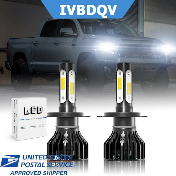 IVBDQV H4 9003 High/Low Beam LED Headlight Kit For Nissan Pathfinder 2000-2004 White Light 6000K 2pcs