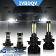 thumbnail image 1 of IVBDQV LED Headlight For Chevrolet Camaro 2010-2011 High/Low Dual Beam LED Headlight Bulbs Kit 2pcs, 1 of 10