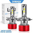 thumbnail image 1 of IVBDQV LED Headlight for Ford Focus 2000-2004 LED Headlight Bulb Dual Beam H4 High/Low Beam 2pcs, 1 of 8