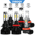 thumbnail image 1 of IVBDQV for 2013 2014 2015 Honda Accord 6000K LED Headlight High Low Beam Fog Light Bulbs Kit 6PC, 1 of 15