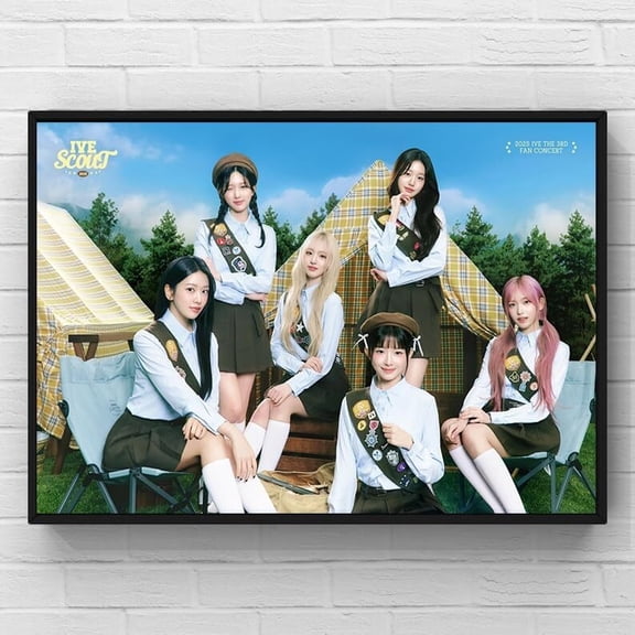 IVE - 2025 The 3rd Fan Concert 'IVE SCOUT' Poster, Funny Bathroom Art Poster