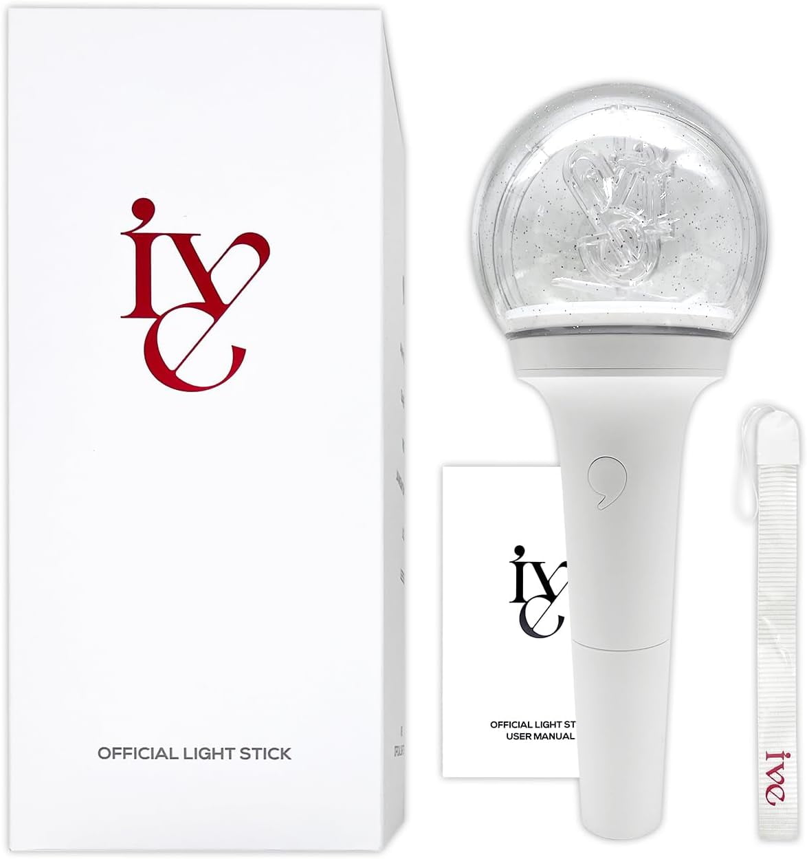 アイドル IVY OFFICIAL LIGHT STICK IVE Lightstick Offical Light Stick with Photocards (Ver1