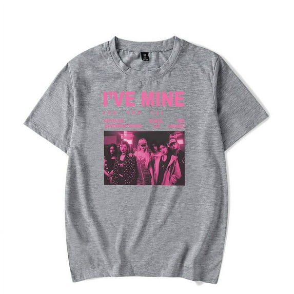 IVE MINE The 1st World Tour Merch T-Shirt Tee Cosplay For Men/Women Summer Short sleeve Tshirt Kpop Top