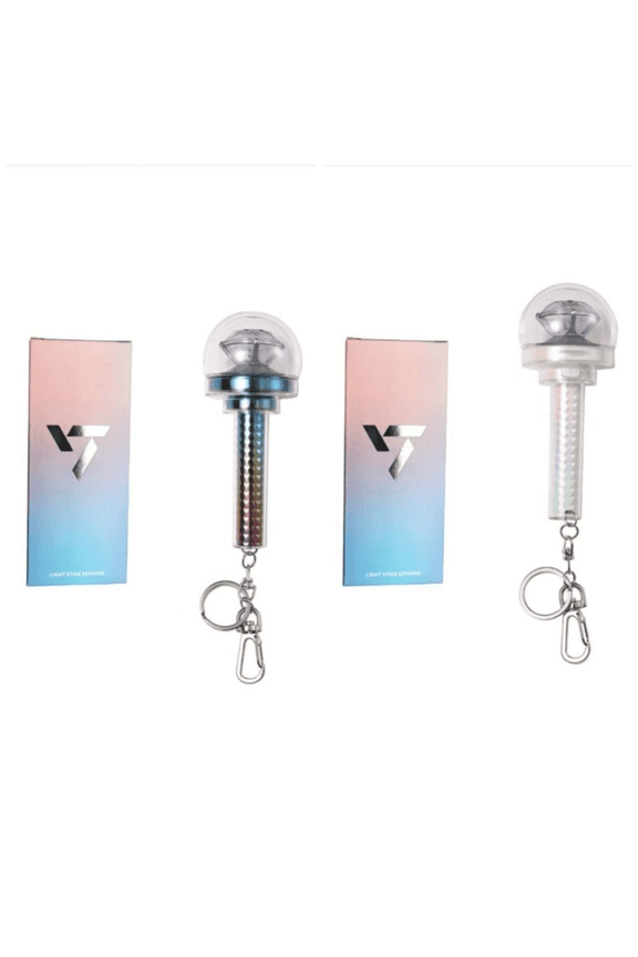 IVE Mini Lightstick Keychain Glow Pendant Kpop Fan Bag Charm