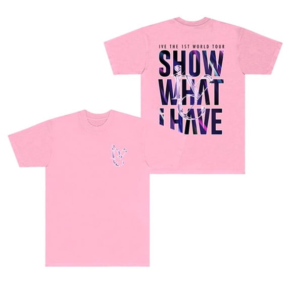 IVE THE 1ST WORLD TOUR T-Shirt Merch Kpop Summer For Women/Men Casual O-neck Short Sleeve Tshirt Streetwear