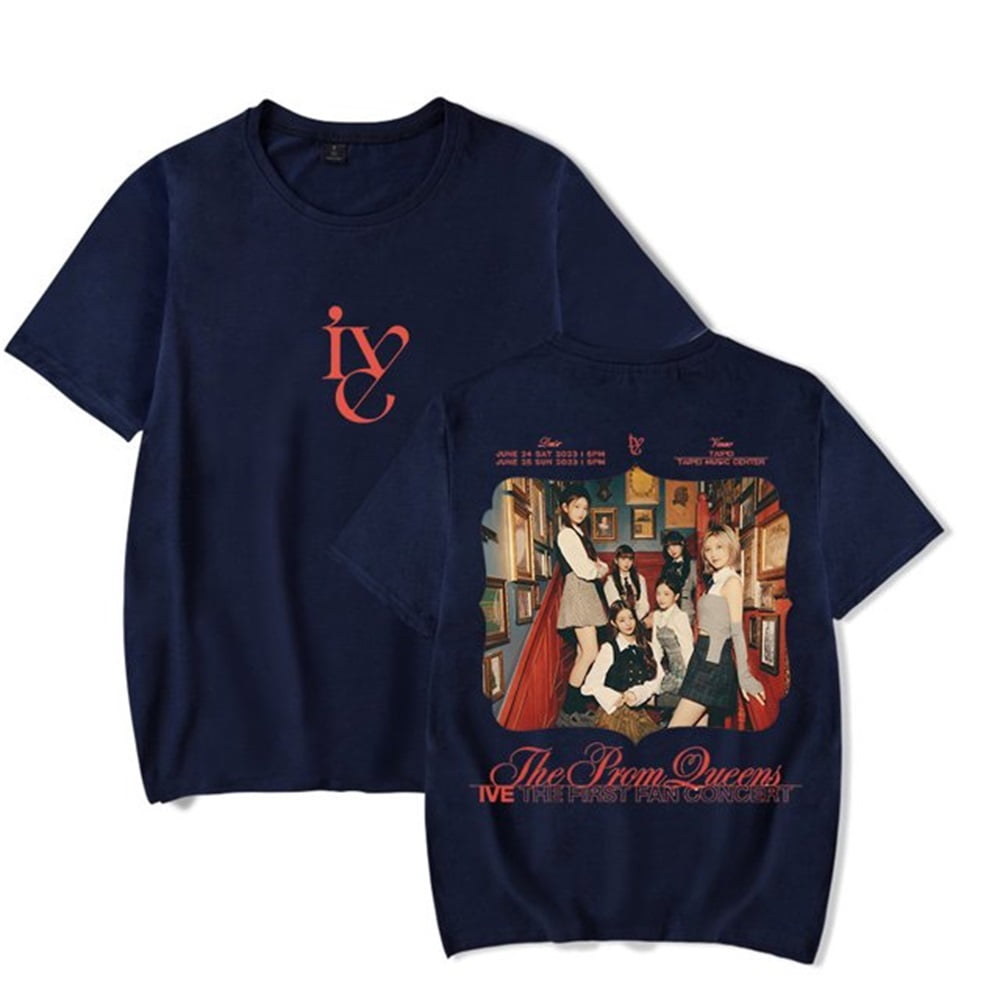 IVE World Tour Merch T-Shirt Tee Cosplay For Men/Women Summer