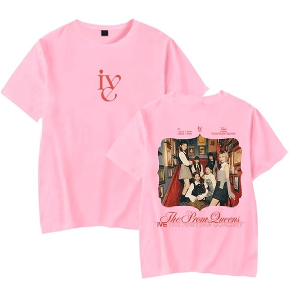 IVE World Tour Merch T-Shirt Tee Cosplay For Men/Women Summer Sweatshirt Shortsleeve Tshirt Kpop Top
