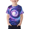 thumbnail image 1 of IVEYRTF Boys Star Print Short Sleeve T-Shirt Casual Round Neck Top for School Activities Everyday Comfort Sporty Style Shirt(Multicolor#8,14-15 Years), 1 of 5