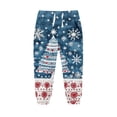 thumbnail image 1 of IVEYRTF Children's Christmas Pattern Pants Elastic Waistband with Drawstring and Pockets Thickened Casual Sports Sweatpants Trousers for Kids 2-13 Years(Multicolor,9-10 Years), 1 of 3