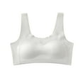 thumbnail image 1 of IVEYRTF Girls Printed Sports Bra Removable Padded Design Adjustable Strap School Activities Light Support Athletic Undergarment(White,9-11 Years), 1 of 3