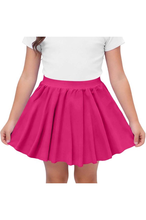 Girls Solid Color Dance Practice Mesh Skirt Kids Summer Ballet Activities Lightweight Skirt