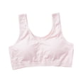 thumbnail image 1 of IVEYRTF Girls Solid Color Wireless Bra Breathable Sleeveless Design School Daily Wear Modest Coverage Comfort Fit Bralette Bra(Beige#1,13-14 Years), 1 of 3