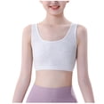 thumbnail image 1 of IVEYRTF Girls Sports Bra Light Support Shock Control Breathable Design School Activities Comfort Fit Wire Free Athletic Undergarment(Gray,10-11 Years), 1 of 7