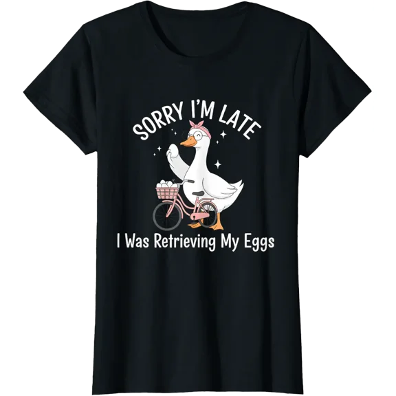 IVF Egg Retrieval Goose Mom Fertility T-Shirt