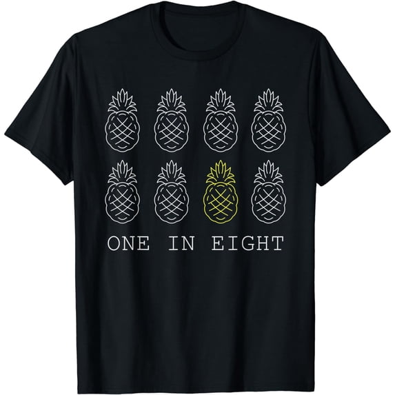 IVF One In Eight Pineapple Infertility Transfer Day T-Shirt